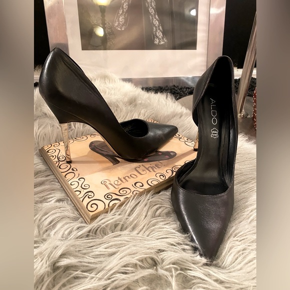 Aldo Leather Heels, Sz 8 - Picture 1 of 9